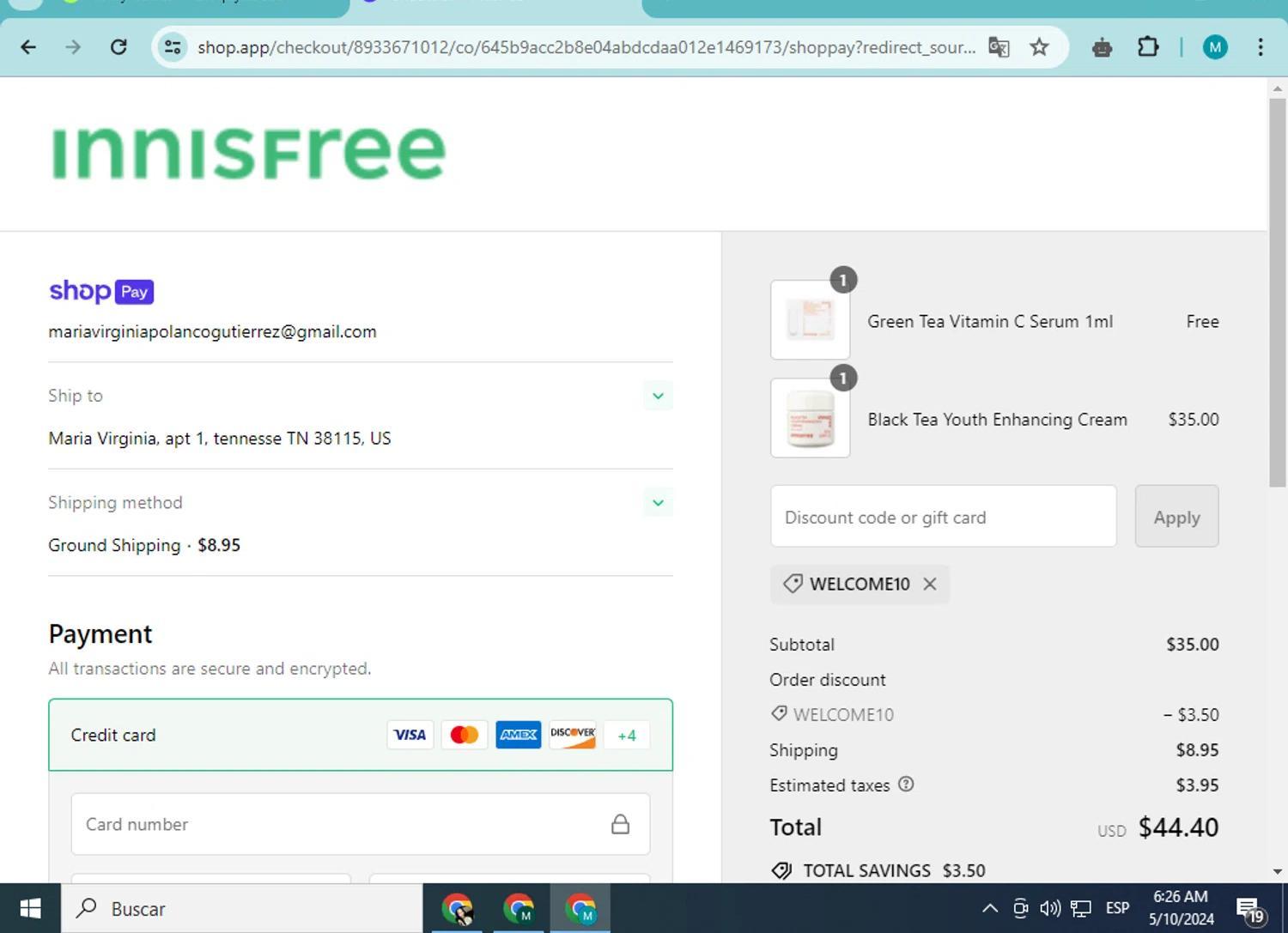 How to apply Innisfree coupon code